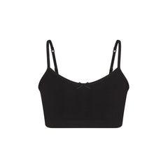 COTTON SEAMLESS JUNIORS BRALETTE 2-PACK | LIGHT HEATHER GREY AND SOOT