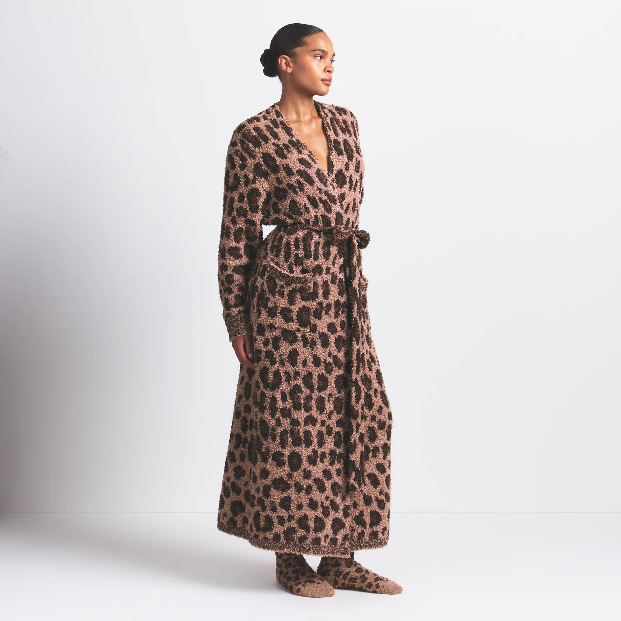 COZY KNIT SOCK | SIENNA LEOPARD PRINT