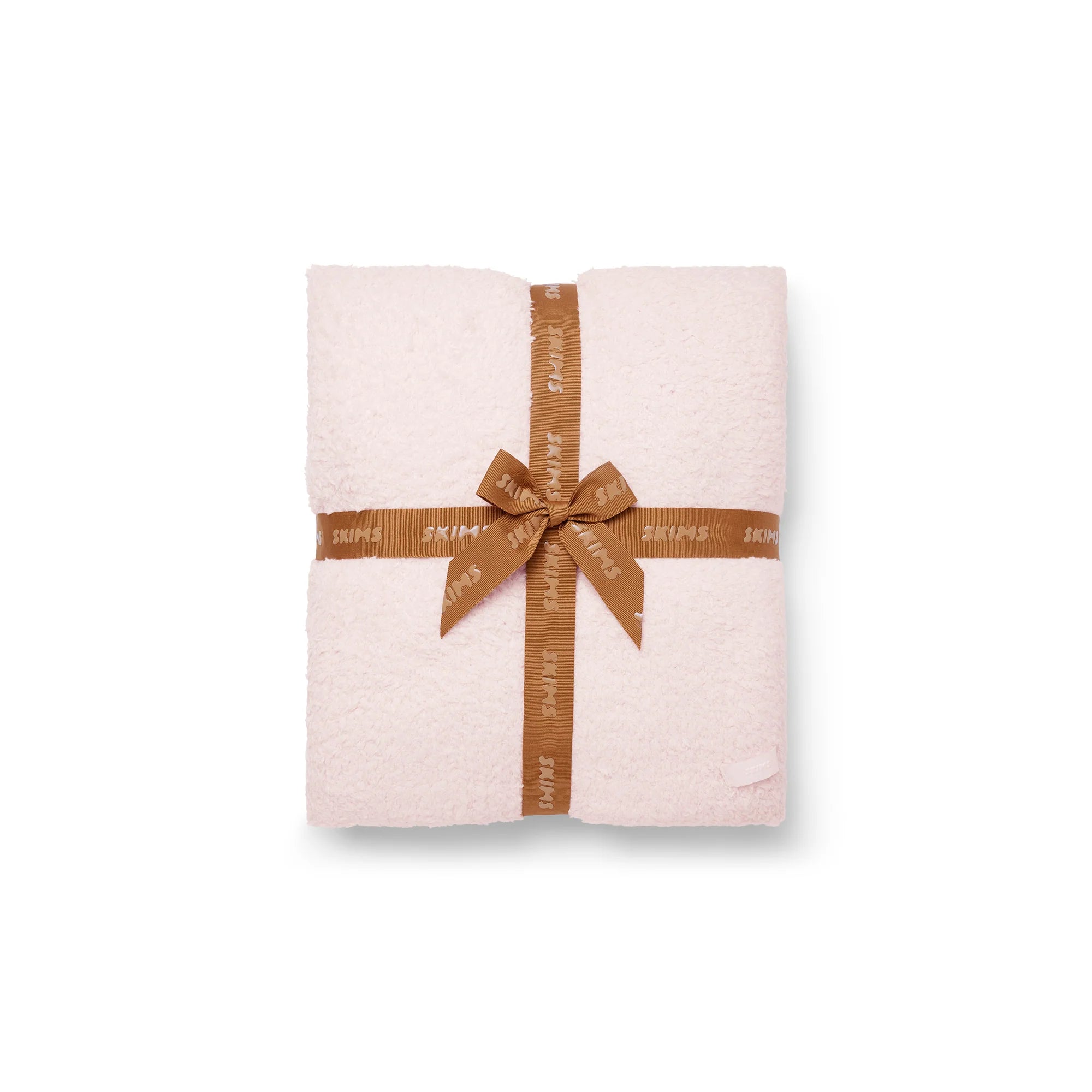 COZY KNIT BLANKET | BARELY PINK