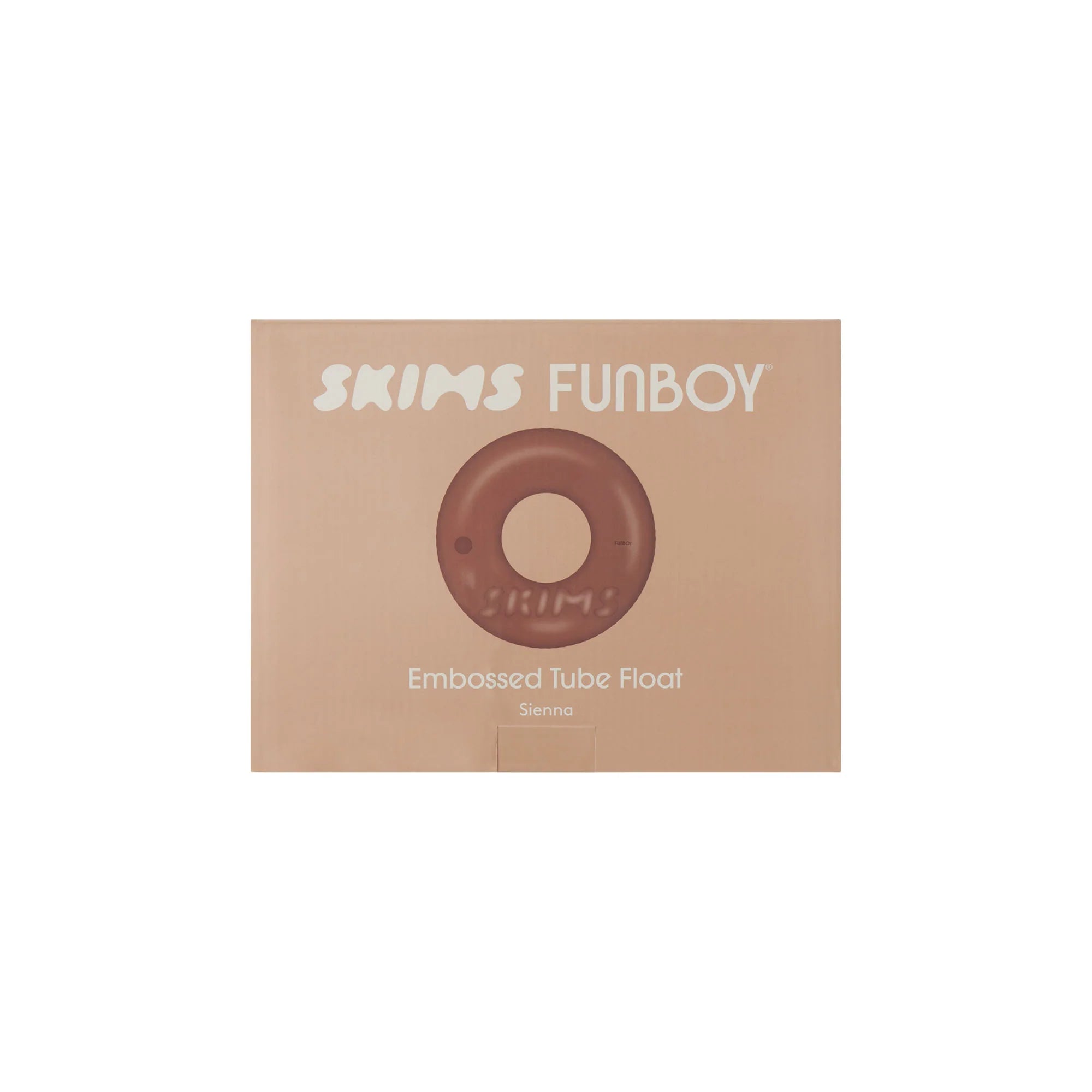 FUNBOY X SKIMS EMBOSSED TUBE FLOAT | SIENNA