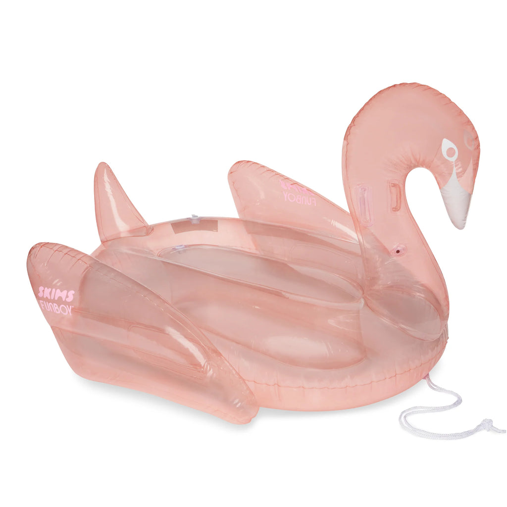 FUNBOY X SKIMS SWAN POOL FLOAT | CHERRY BLOSSOM