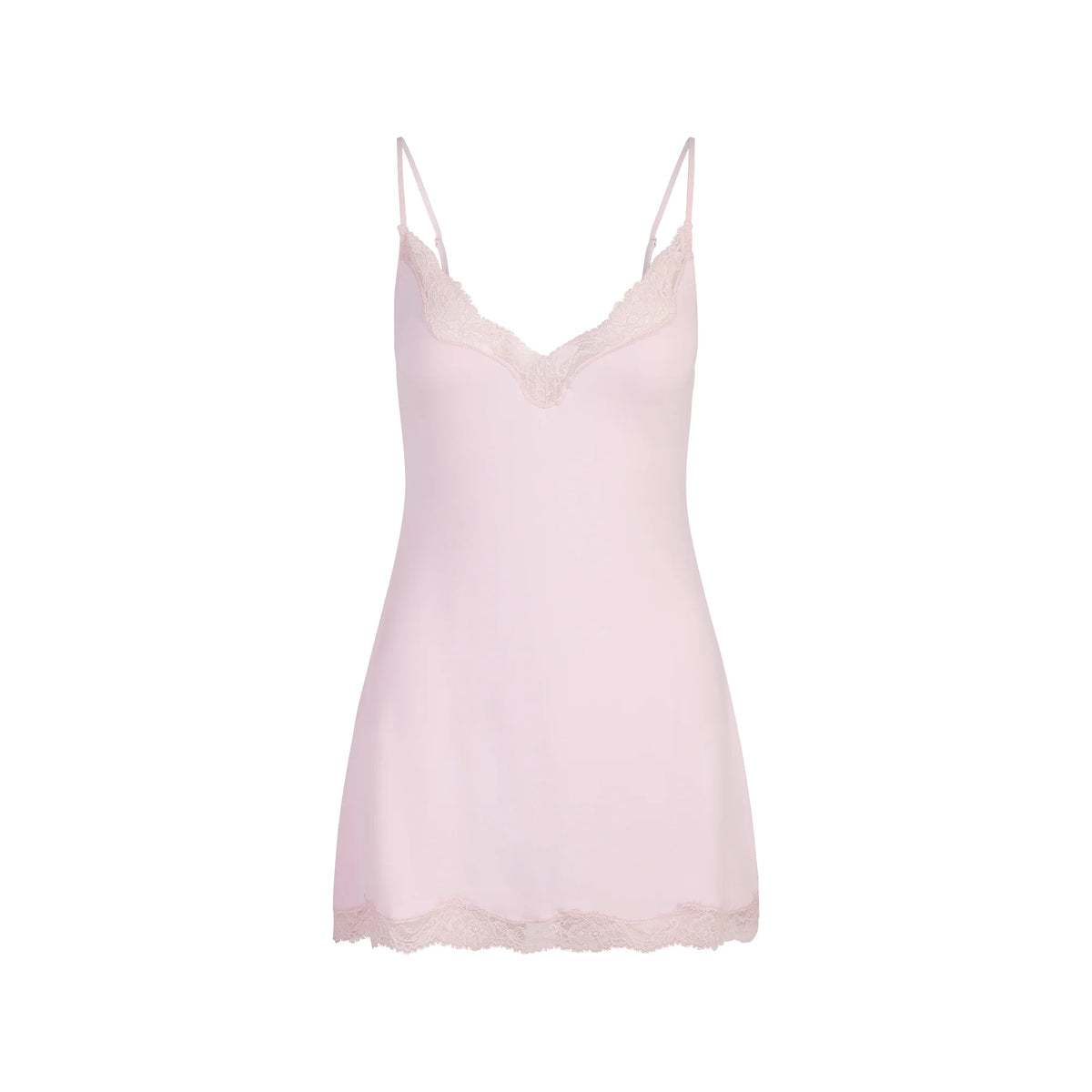 SKIMS SLEEP LACE MINI DRESS | BLOOM