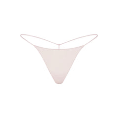 ULTRA FINE MESH STRING THONG | BARELY PINK