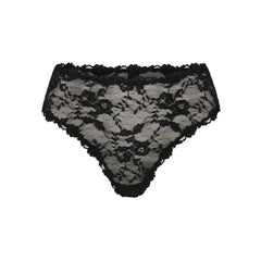 STRETCH LACE BRIEF | SOOT