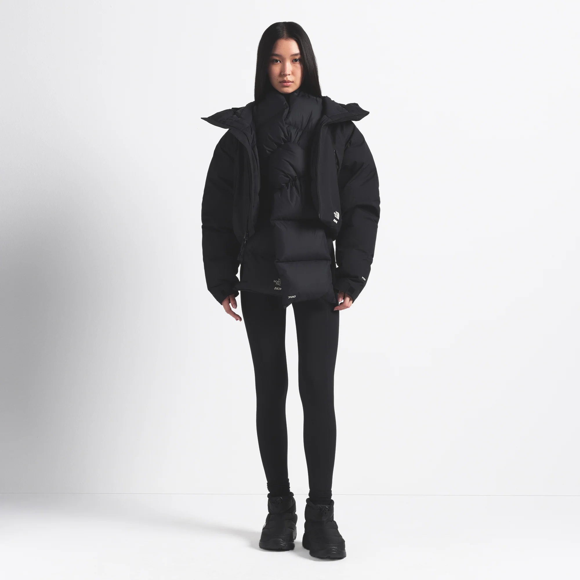 THE NORTH FACE X SKIMS NUPTSE SCARF | ONYX