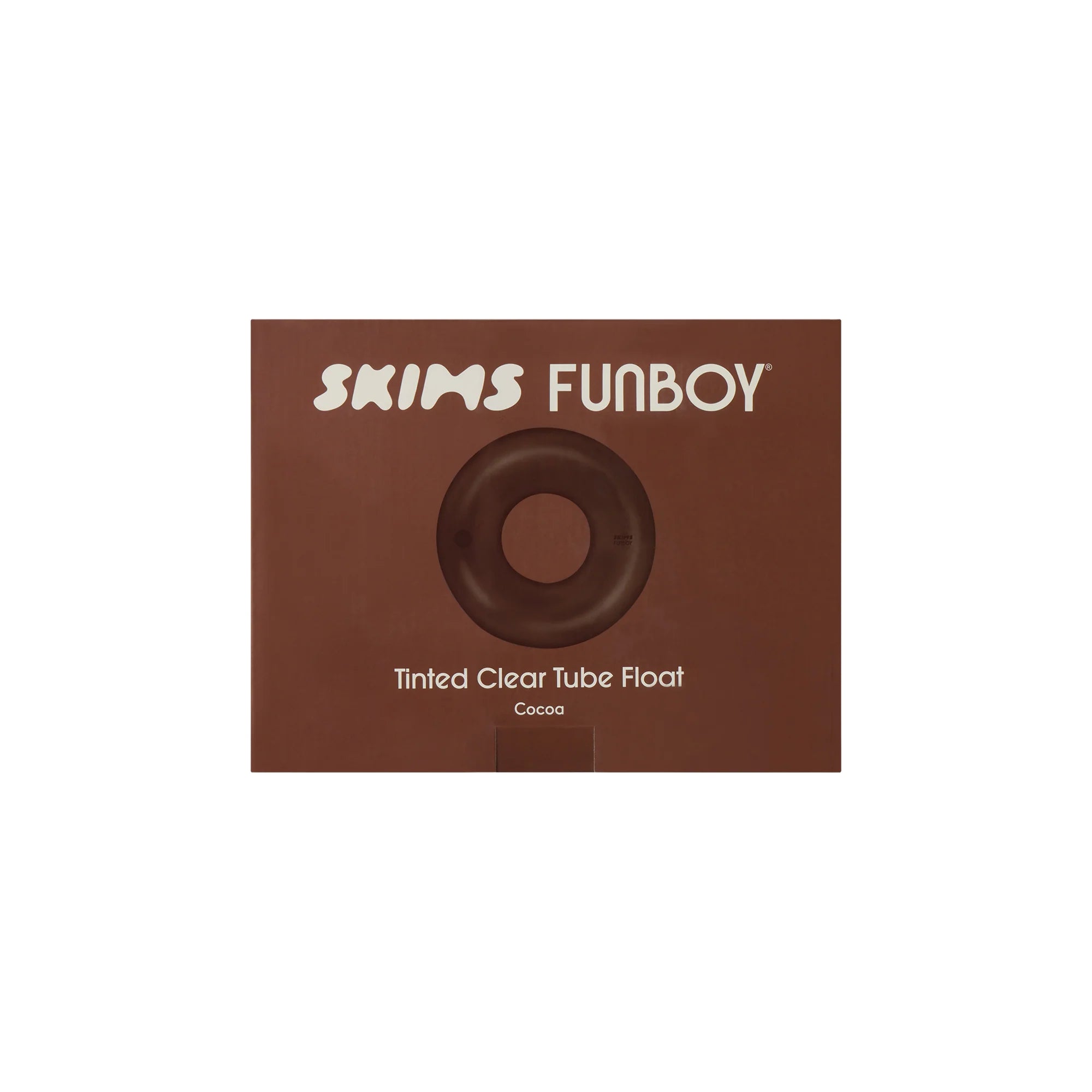 FUNBOY X SKIMS VINTAGE TUBE FLOAT | COCOA AND CLEAR