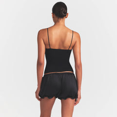REFINED KNIT CAMI | OBSIDIAN