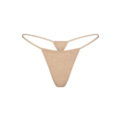 EVERYDAY COTTON STRING THONG | CLAY HEATHER