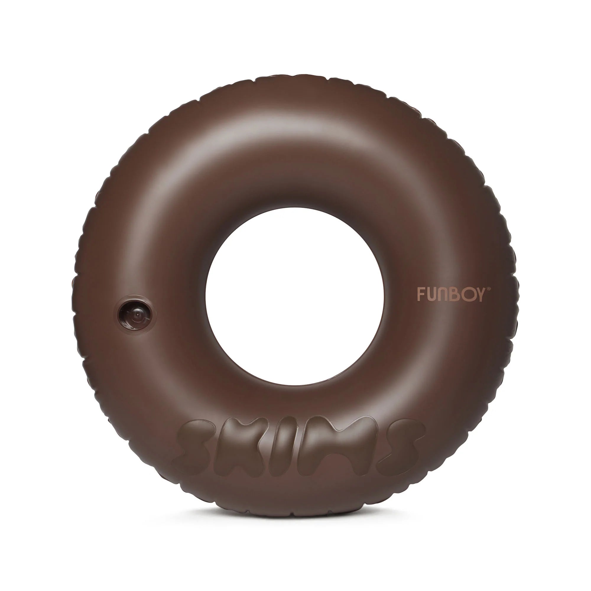 FUNBOY X SKIMS EMBOSSED TUBE FLOAT | COCOA