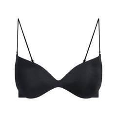 WIRELESS FORM MICRO STRAP PLUNGE BRA | ONYX