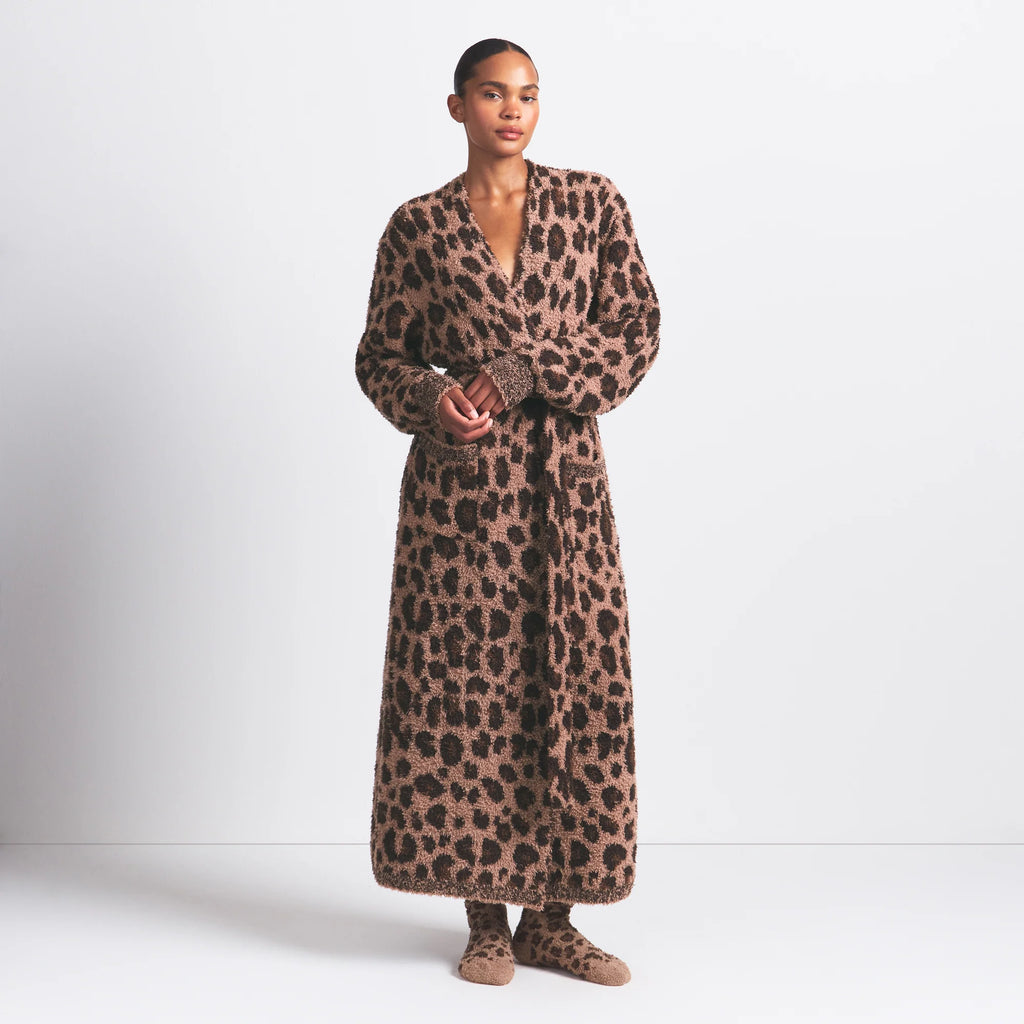 COZY KNIT SOCK | SIENNA LEOPARD PRINT