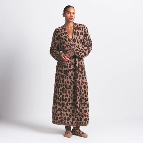 COZY KNIT SOCK | SIENNA LEOPARD PRINT