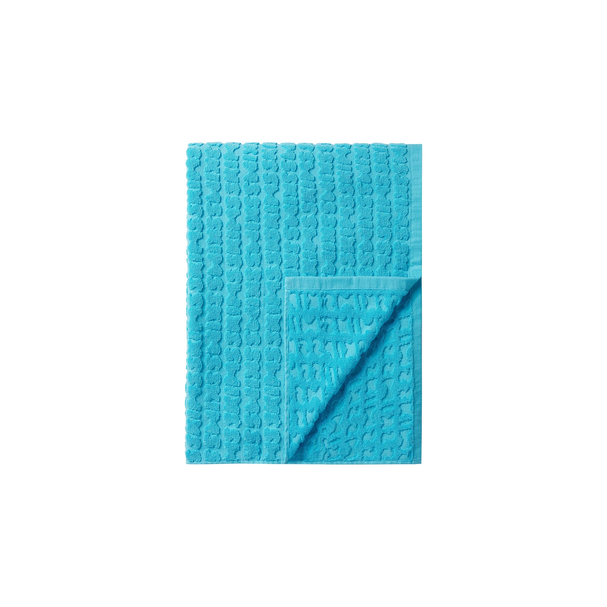 SIGNATURE SWIM TOWEL | CYAN