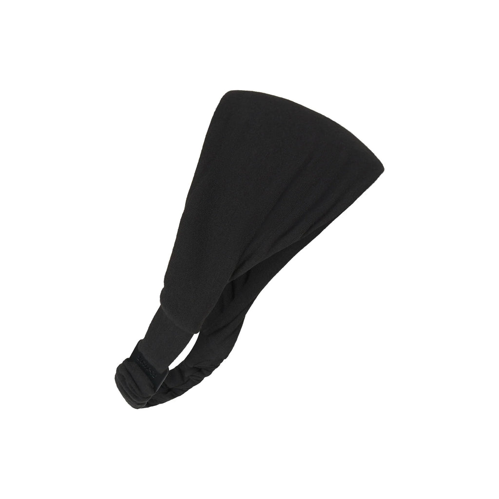 COTTON JERSEY WIDE HEADBAND | SOOT