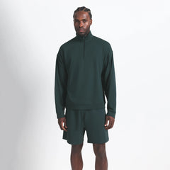 JERSEY LOUNGE MENS RELAXED QUARTER ZIP PULLOVER | TINT