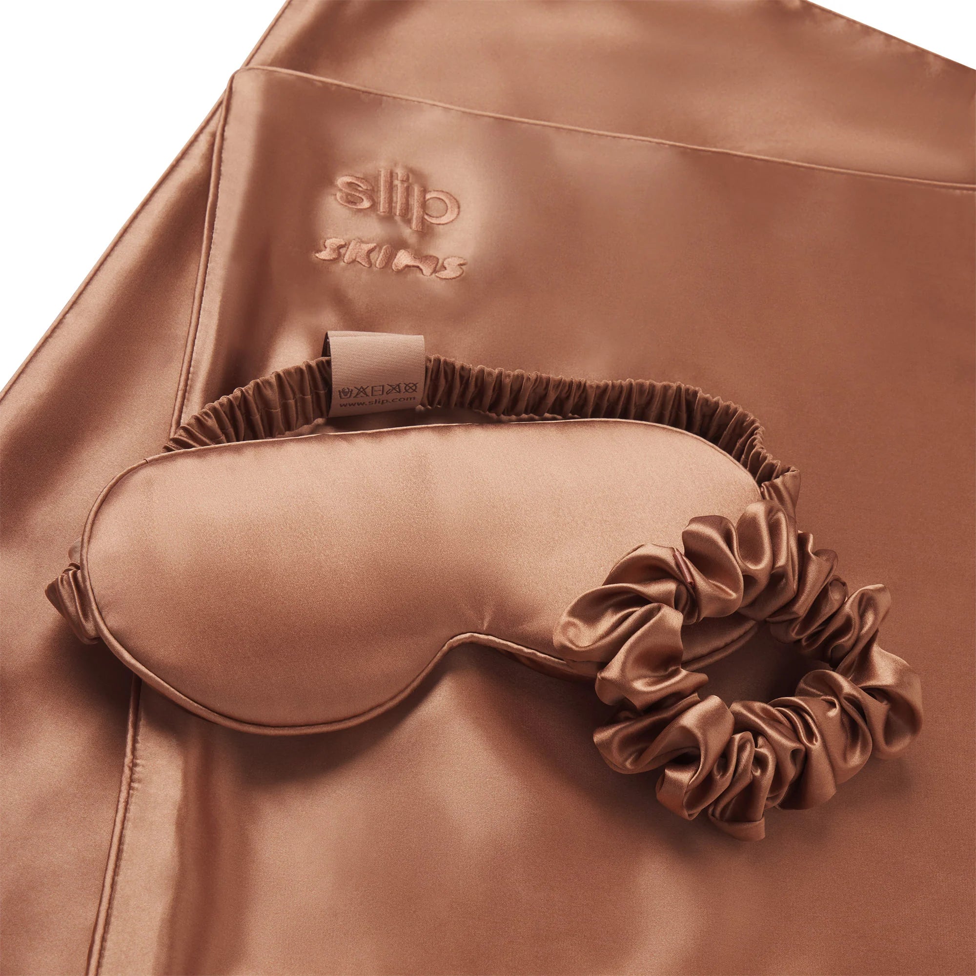 SLIP X SKIMS PURE SILK SIGNATURE GIFT SET | SIENNA