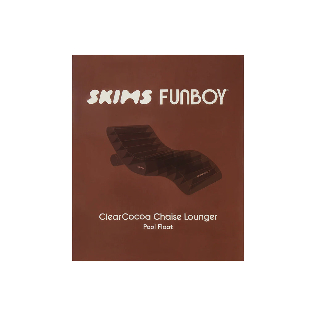 FUNBOY X SKIMS CHAISE LOUNGER FLOAT | COCOA