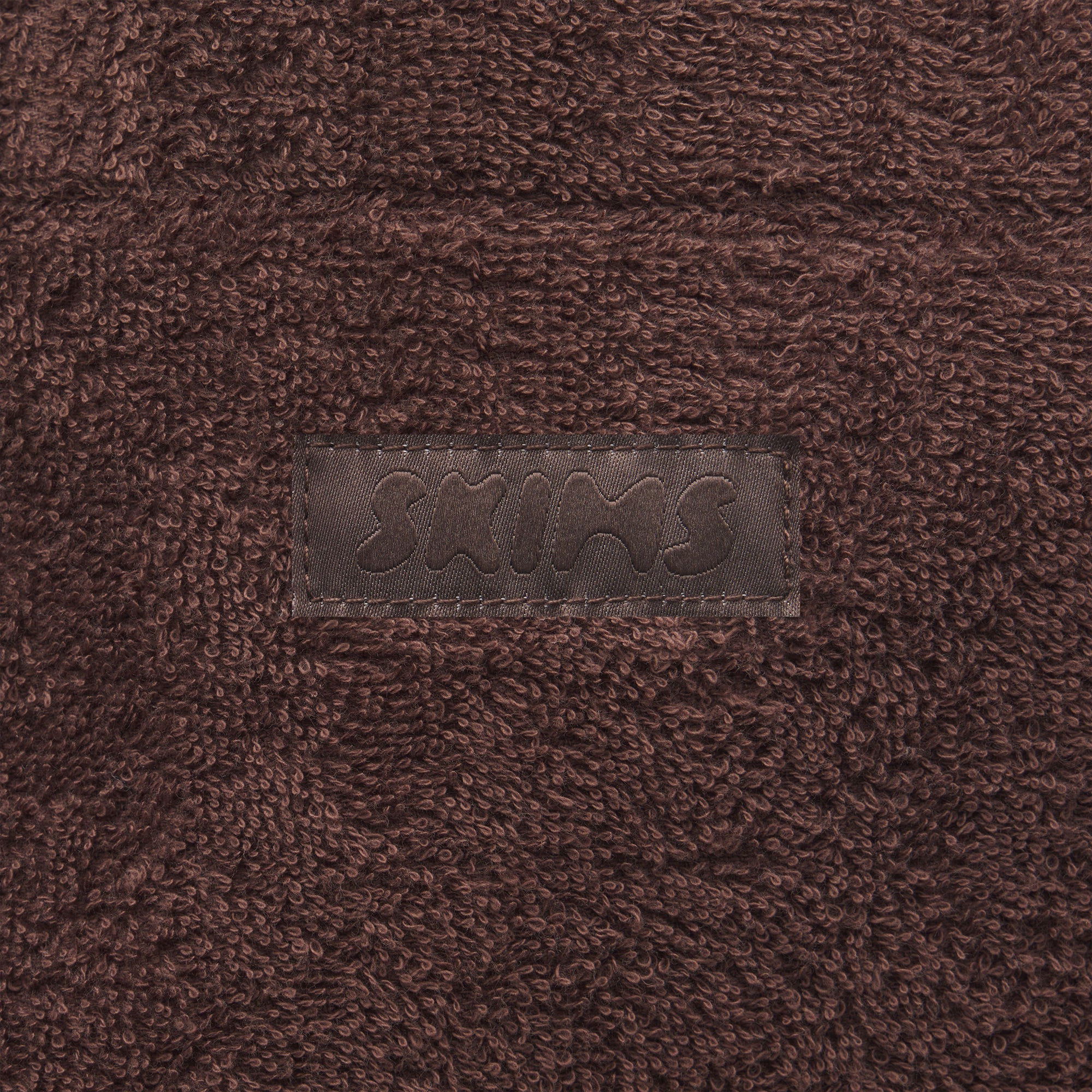 TERRY JUMBO TOTE | DARK SEPIA