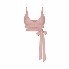 NikeSKIMS MATTE WRAP FRONT BRA | HIMALAYAN