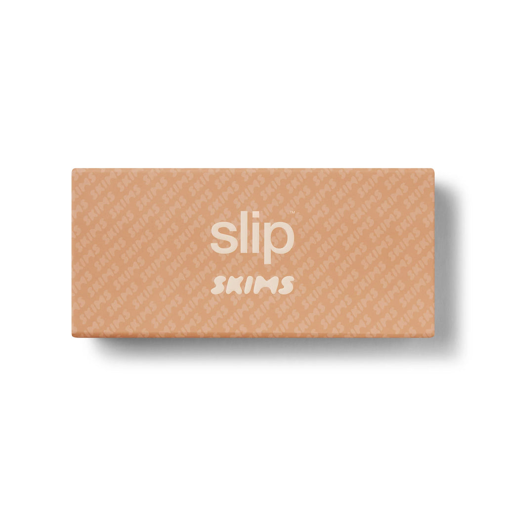 SLIP X SKIMS PURE SILK CONTOUR SLEEP MASK | CLAY
