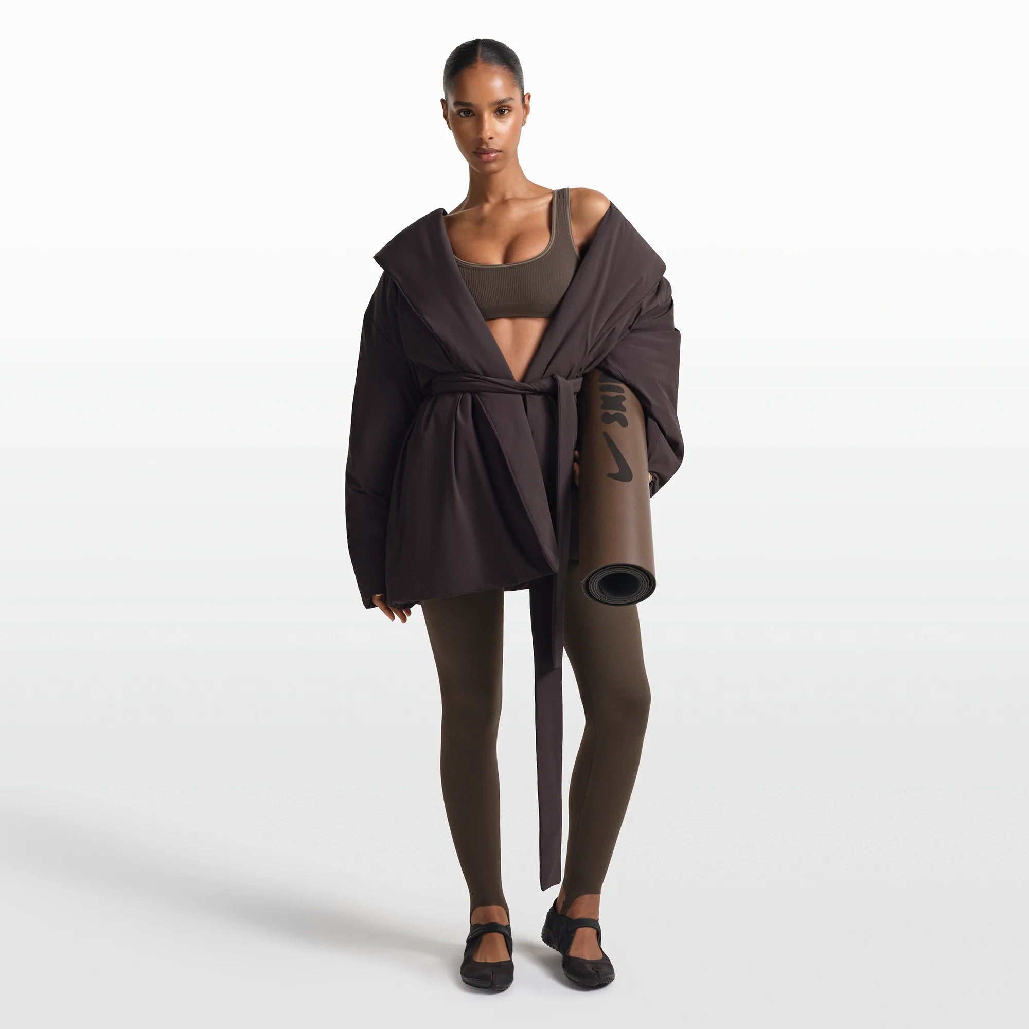 NikeSKIMS ACCESSORIES YOGA MAT | DARK SEPIA