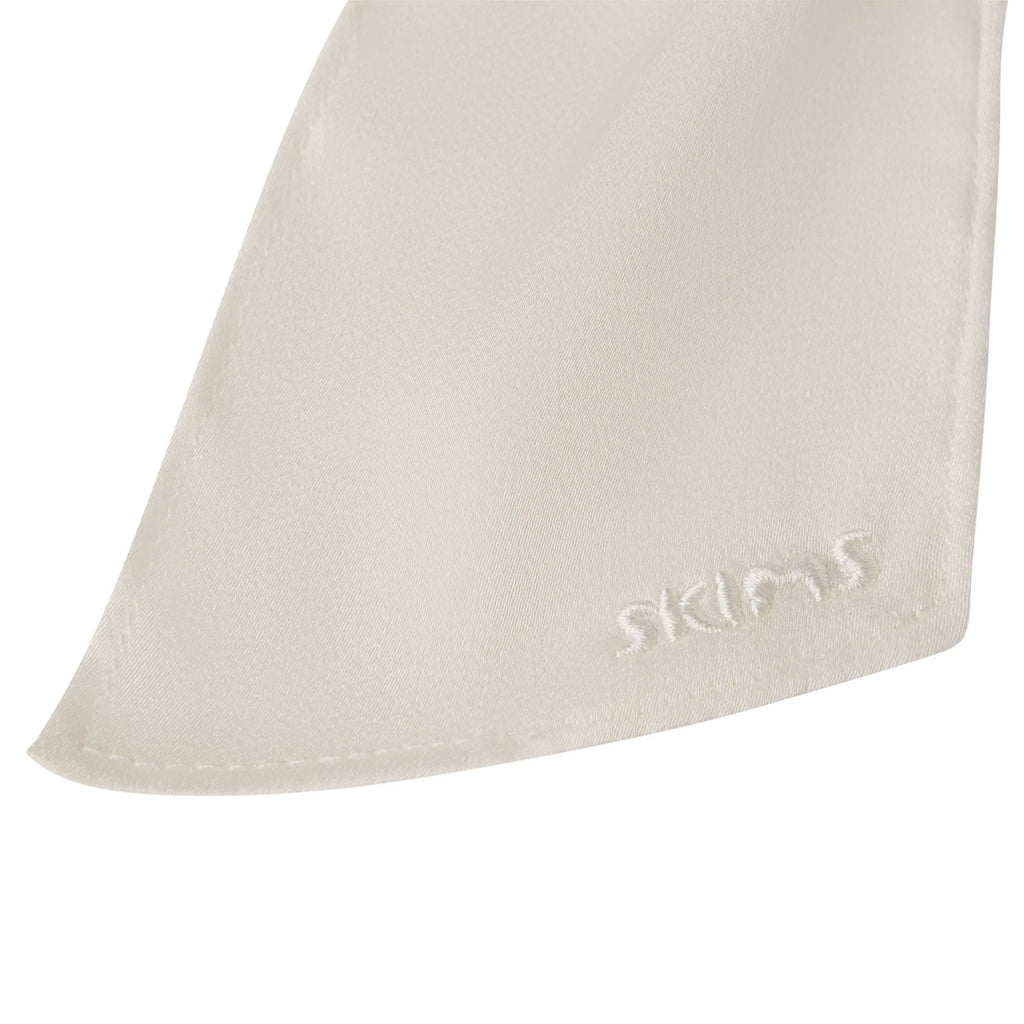 SATIN JUMBO BOW CLIP | IVORY