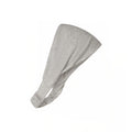 COTTON JERSEY WIDE HEADBAND | LIGHT HEATHER GREY