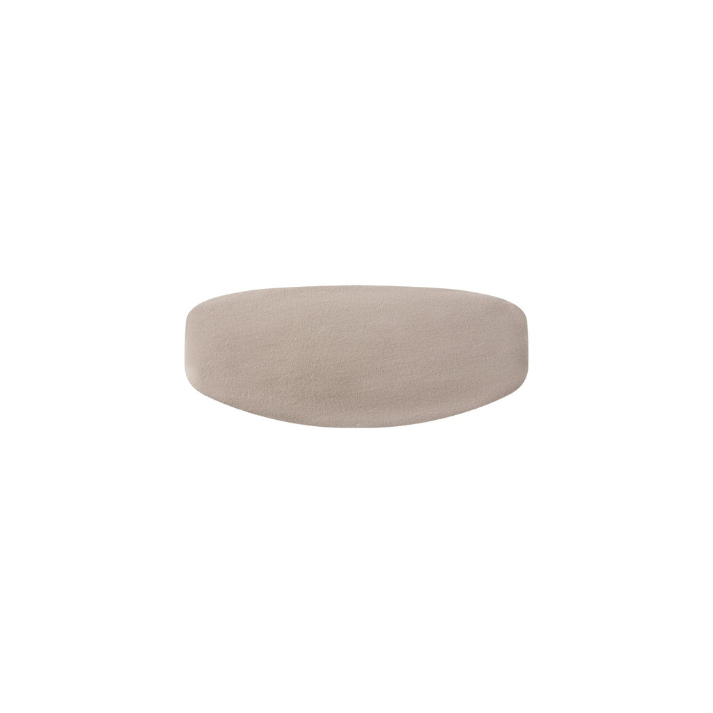 COTTON JERSEY WIDE HEADBAND | STONE
