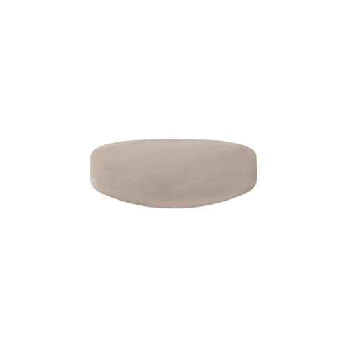 COTTON JERSEY WIDE HEADBAND | STONE