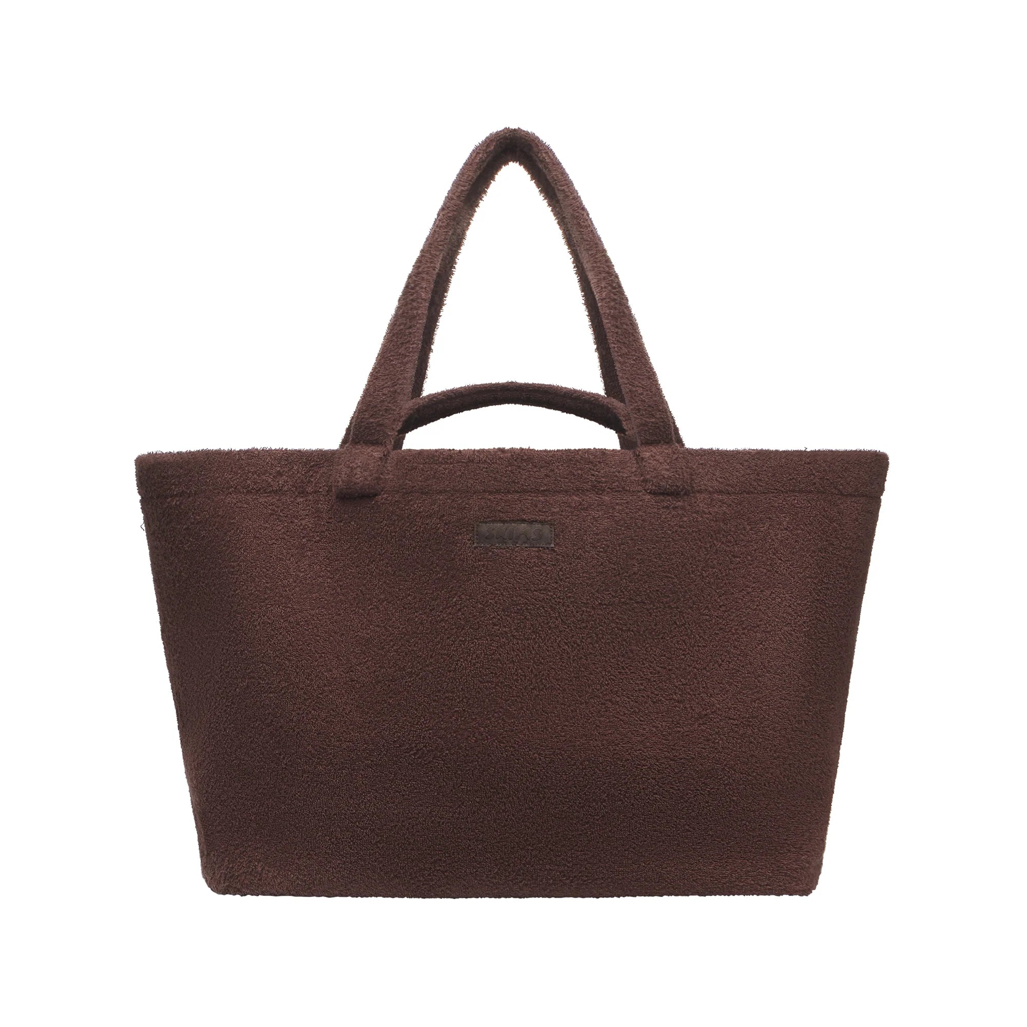 TERRY JUMBO TOTE | DARK SEPIA